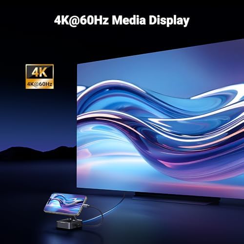 UGREEN 4-in-1 Magnetic USB C Hub – Power-Packed 100 W PD Charging & 4 K@60 Hz Video Adapter for i Phone 15/16 and Galaxy S24 – Dual USB-A & USB-C Ports for Effortless Data Transfer – Travel-Friendly, Foldable Design for Ultimate Portability and Connectivity