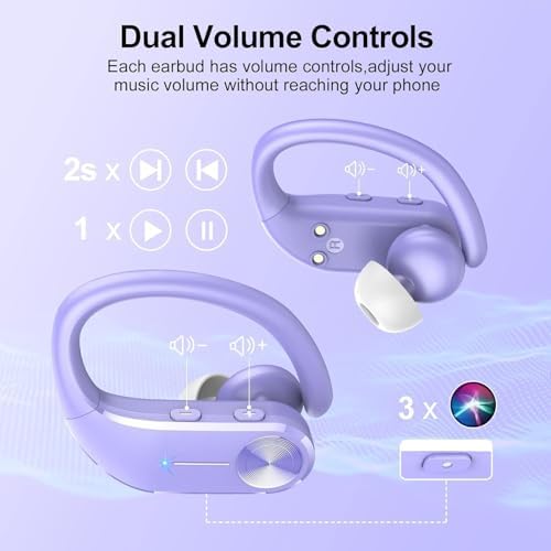 Transform Your Audio Experience with Cutting-Edge Bluetooth 5.4 Wireless Earbuds – Hi-Fi Stereo Sound with Advanced ENC Noise Cancellation – IP7 Waterproof for Ultimate Durability – 68-Hour Battery Life with Dual LED Display for Real-Time Monitoring – Perfect for Active Lifestyles and Everyday Connectivity