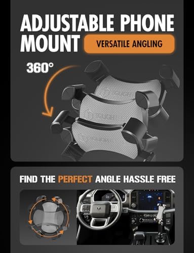 Ultimate Flexibility: Tough Tested Adjustable Mobile Cup Holder Phone Mount with 360° Rotation, Bendable No-Vibration Boom Arm, and Quick Release for All Smartphones – Elevate Your Driving Experience with Enhanced Safety and Convenience