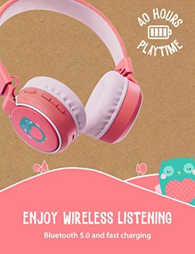 Charming Penguin-Designed Wireless Kids Headphones with Safe 85 d B Volume Limiter – Foldable Bluetooth Earphones for Hassle-Free Listening on Tablets and Smartphones, Ideal for School, Travel, and Music – Lightweight, Cozy Fit with Integrated Microphone for Effortless Hands-Free Communication
