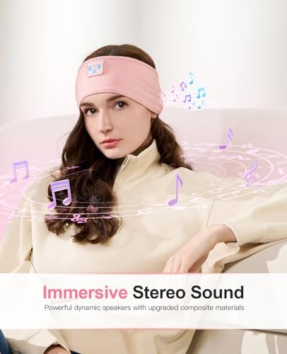 Perytong Wireless Bluetooth Sports Headband Headphones – Ultimate Comfort & Crystal-Clear Sound for Sleep, Yoga & Jogging – Perfect for Insomnia Relief, Meditation, and Easy Device Pairing