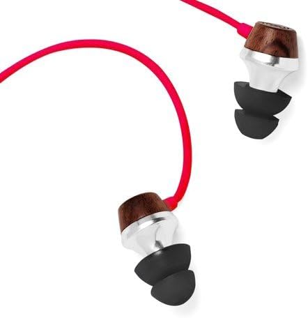 Elevate Your Sound Experience: Symphonized ALN Premium Wood Noise-Isolating In-Ear Headphones with Mic – Lightweight, Durable, and Compatible with All Devices (White)