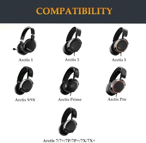 Ultimate Cooling Gel Ear Cushions for Steel Series Arctis Headsets – Superior Comfort & Noise Isolation for Pro Gamers and Audiophiles, Fits Models 7/5/3/1/9 – Hassle-Free Installation, Long-Lasting Durability for Extended Use