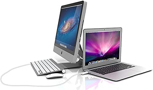 j5 create Wormhole Switch USB Cable for Effortless Keyboard and Mouse Sharing Between Mac and Windows – High-Speed Data Transfer, Plug-and-Play Convenience, and Enhanced Portability for Streamlined Workflow (JUC400)