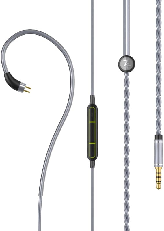 Linsoul 7 HZ G1 Premium Wired In-Ear Monitors – Cutting-Edge 10 mm DLC Dynamic Drivers for Unmatched Sound Precision, Removable OFC Silver-Plated Cable for Longevity, Comfortable Ergonomic Design for Extended Use, Versatile 3.5 mm Jack Compatibility, Elegant Black Finish Perfect for Audiophiles and Gamers Seeking Exceptional Audio Performance