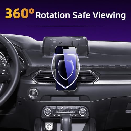 Mazda CX-5 2017-2020 Exclusive Car Phone Holder – Adjustable 7-Inch Screen Cell Phone Mount for Enhanced Driving Safety & Convenience – Robust Auto Accessory for 4-7 Inch Devices with Quick-Release Feature