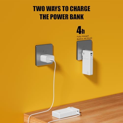 Experience ultimate convenience with the Brand Q Fast Charging Portable Charger, a versatile USB C Power Bank featuring a built-in 30 W AC wall plug. This 10,000 m Ah external battery pack delivers rapid 20 W charging for your i Phone, smartphones, tablets, and more, ensuring you stay powered up during critical moments. Enjoy the flexibility of a removable cable, making storage and transport effortless. Engineered for enhanced compatibility, this multifunctional portable charger allows simultaneous charging of multiple devices without compromising speed. Compact and durable, it is the perfect solution for home, office, or travel use. Elevate your on-the-go charging experience with this essential accessory designed for modern connectivity.