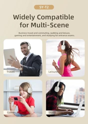 Experience Unmatched Comfort and Portability with Premium Foldable Wireless Bluetooth Headphones – Plush Leather Ear Cushions for All-Day Listening and Effortless Connectivity on the Go