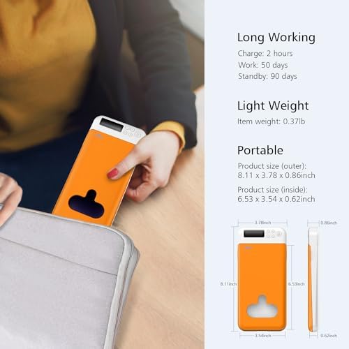 Cell Phone Lock Box with Timer,Portable Timed Phone Lock Box for iPhone and Android Phones, Self-Control Timer Phone Locker to Help Kids,Students Focus Back – Enhanced Compatibility and Speed