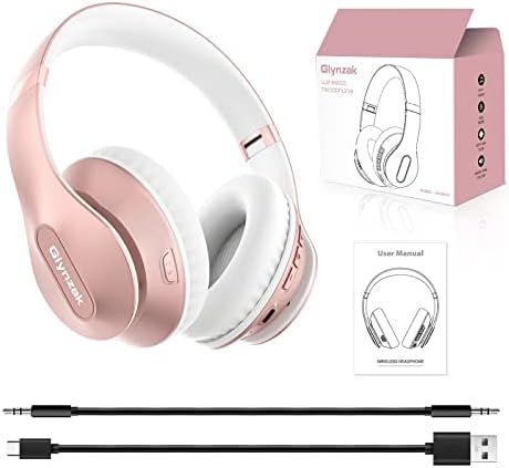 Transform Your Listening Experience: Glynzak Premium Wireless Over-Ear Headphones with 65-Hour Playtime, Hi-Fi Stereo Sound, and Custom EQ Settings – Perfect for Travel, Gaming, and Daily Use
