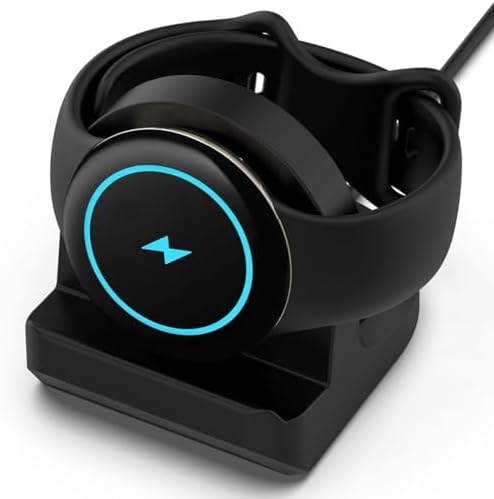 Elevate Your Charging Routine with Miimall’s Premium Non-Slip Silicone Dock for Google Pixel Watch 2 – Ingenious Cable Management, Quick-Power Solution, and Stylish Design for Effortless Access and Enhanced Aesthetics (White)