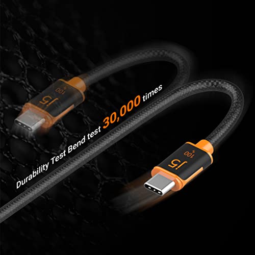j5 create 100 W USB C to USB C Fast Charging Cable – 5.9 ft Double Braided Design with E-Marker Chip for Enhanced Compatibility and Speed – Ideal for Samsung Galaxy, i Pad Pro, Laptops, and More – Reliable Power and Data Transfer for Ultimate User Experience