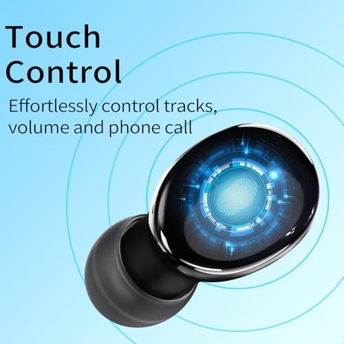 Ultra-Lightweight Bluetooth 5.3 Wireless Earbuds – Deep Bass In-Ear Headphones for Clear Calls and Immersive Sound, 60-Hour Battery Life, Perfect for Gaming, Workouts, and Study – Stylish Purple Design for Active Lifestyles