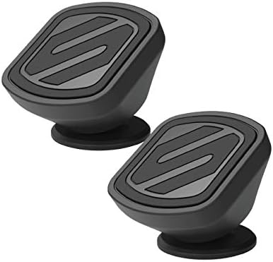 Scosche Magic Mount Select Dual Pack – Premium Magnetic Car Phone Holder for i Phone & Android – Secure 360° Adjustable Mount for Hands-Free Driving – Ideal for Dash & Window Use – Durable Design for Enhanced Compatibility & Safety