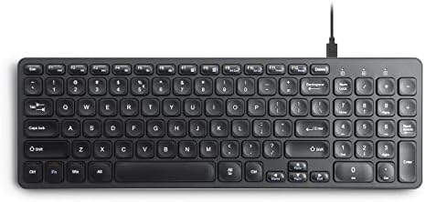 Transform Your Workspace with the Perixx PERIBOARD-215 B US Wired Keyboard – Ultra-Slim Design, Scissor Switch Keys for Silent Precision, Dual USB-A & USB-C Ports for Ultimate Connectivity, Detachable Cable for On-the-Go Convenience, Sleek Black Finish Perfect for Any Aesthetic, Compatible Across Multiple Operating Systems for Versatile Use – Elevate Your Typing Experience Today!