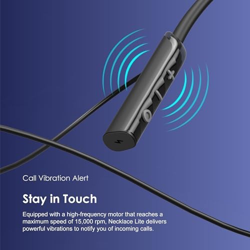 Oraimo Neck Lite Wireless Neckband Earbuds – Ultra-Lightweight Design with Deep Bass, IPX4 Waterproof Rating, and 30-Hour Playtime for Uninterrupted Music Enjoyment – Built-in Microphone for Hands-Free Calls and Magnetic Storage for Seamless Portability