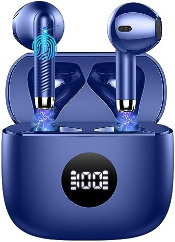 Elevate Your Audio Experience with Jxrev Wireless Earbuds: Advanced Bluetooth 5.4 Connectivity, Exceptional Active Noise Cancellation, and 40-Hour Battery Life – Perfect In-Ear Companion for Audiophiles and Busy Professionals Seeking Unmatched Sound Quality and Comfort