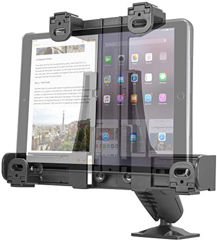 Heavy-Duty Locking Tablet Mount for Trucks – i BOLT Bizmount Dock’n Lock for 7″ to 10″ Tablets – Ultimate ELD Device Holder for Fleet Management and Restaurant Operations – Secure Drill Base for Enhanced Stability and Compatibility