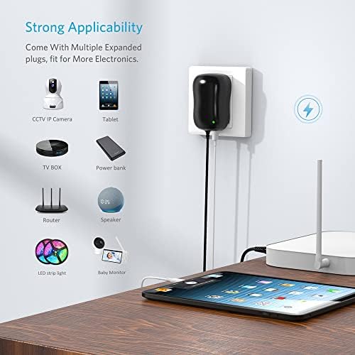 Versatile 45 W Universal AC DC Power Supply Adapter – Multi-Voltage Charger with Fast USB Charging for Home Electronics and LED Light Strips – Up to 3 A Output for Optimal Device Performance and Portability