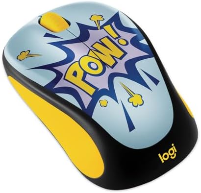Logitech M325 Wireless Mouse in Cocktail Design – Ergonomic Comfort and Precision Tracking for All Operating Systems, Long Battery Life Up to 18 Months, Perfect for Travel and Home Office Setup