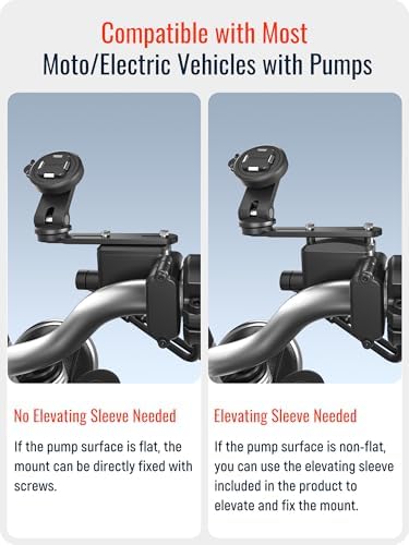 sincetop Quad Series Phone Holder for Bikes & Motorcycles – Premium Aluminum Handlebar Mount with Quick Lock Mechanism – Universal Fit for Mountain, Road, E-Bikes & Scooters – Securely Accommodates All Phone Sizes for Seamless Navigation and Hands-Free Experience