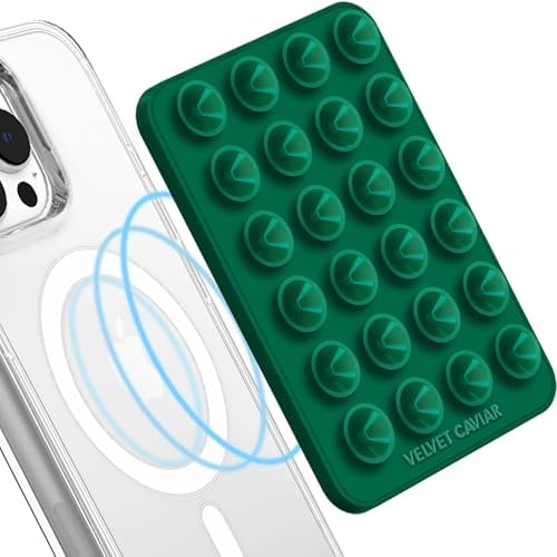 Revolutionize Your Smartphone Interaction with the Velvet Caviar Magnetic Suction Cup Mount – Chic White Phone Holder for Mag Safe Devices – Versatile Hands-Free Design Featuring Mirror Functionality – Secure Silicone Grip for Effortless Navigation – Ideal for Active Lifestyles and On-the-Move Usage