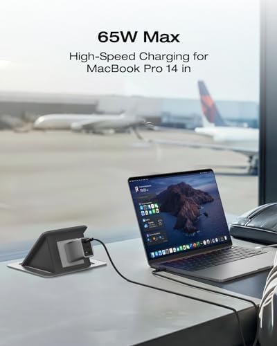 EF ECOFLOW 20 W Ga N USB-C Fast Charger – Ultra-Compact Power Block for i Phone 15/14/13, Galaxy, i Pad – Rapid Charging with Safety Features & Durable Cable – Perfect for On-the-Go Use and Everyday Efficiency