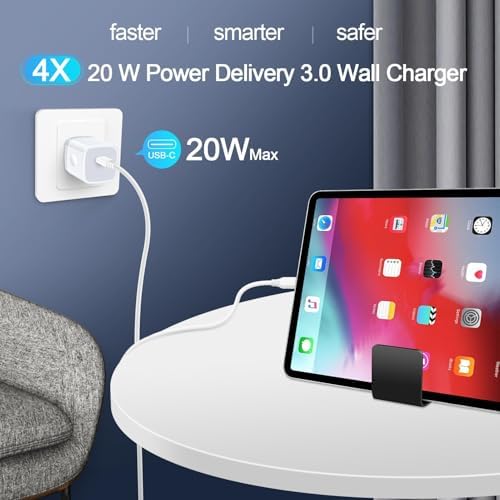 Ultra-Fast 20 W USB-C Wall Charger 3-Pack – Compact Type-C Adapter for Samsung Galaxy and i Phone – Versatile Charging Solution for Home, Office, and Travel – Enhanced Safety Features & Universal Compatibility – Streamlined Power for All Your Devices