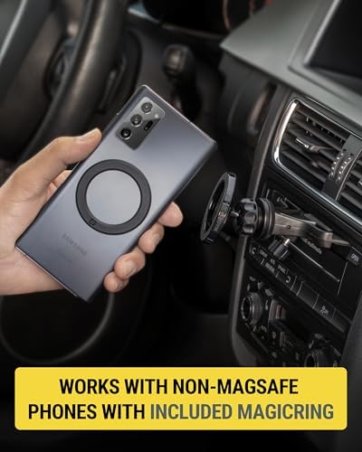 Revolutionize Your Driving Experience with Scosche Magic Mount™ SMSCUP – Adjustable Gooseneck Magnetic Phone Holder for Car, Compatible with i Phone 16-12 Series & Android Devices, Mag Safe Technology, Effortless Hands-Free Navigation, Secure Cup Holder Fit, Effortless Installation