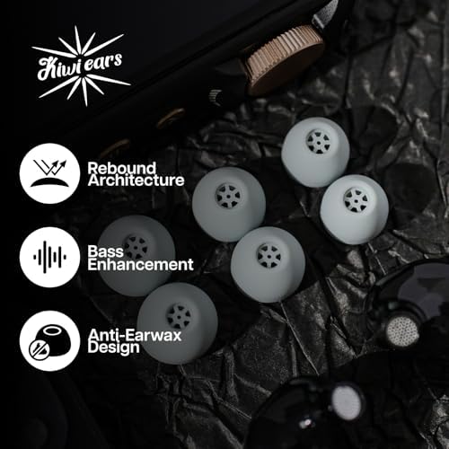 Linsoul Kiwi Ears Flex Silicone Replacement Earbud Tips – Premium Noise Isolation IEM Tips for KZ ZS10 Pro 2, Super Mix 4, Hype4, Orchestra Lite, and Cadenza | Custom Comfort and Enhanced Sound Clarity (Available in S/M/L Sizes, Stylish Green) – Transform Your Audio Experience