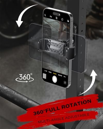 APPS2 Car Gym Magnetic Phone Holder – 360-Degree Adjustable Mount for Smartphones (4.7-6.5″) – Durable Alloy Base & Joint – Sleek Design for Enhanced Safety & Convenience on the Road – Optimal Viewing Angles for Navigation & Hands-Free Calls – Reliable Magnetic Grip for Secure Smartphone Support – Compact Gym Phone Accessory for Easy Installation & Use – Elevate Your Driving Experience with Robust Performance & Stylish Aesthetics