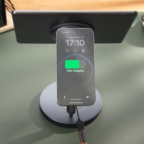 Nillkin Magnetic Wireless Charger for i Phone and Samsung Devices – Rapid 15 W Charging Station with Magnetic Alignment for Mag Safe and Z Fold 5 – Compact, Safe, and Stylish Power Solution for Modern Tech Users