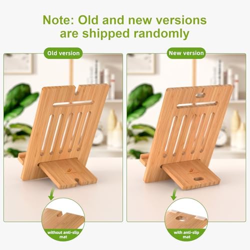 Pezin & Hulin Eco-Friendly Bamboo Adjustable Tablet Stand – Premium Multi-Angle Holder for i Pads, Smartphones, and E-Readers (Fits Devices 4.7″ to 13″) – Transform Your Workspace with Stylish Comfort and Enhanced Viewing Experience
