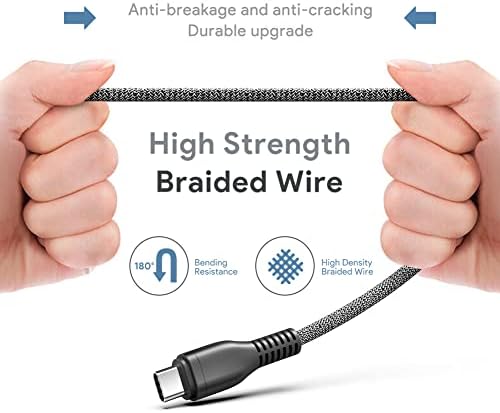 HKY 45 W USB Type-C Charger for Pioneer DJ Controllers & Google Pixel Devices – Ultra-Fast PD 3.0 Charging, Universal Compatibility, and Enhanced Safety Features for Laptops, Tablets, and Smartphones – Compact & Portable Power Adapter with 10 ft Cable and 5-Year Warranty