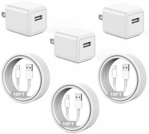 Swift Charge 20 W USB-C Charger for i Phone 15 & i Pad – 6 FT Cable Included – Rapid Power Solution for i Phone 16 Pro Max, i Pad Pro, Mini & Air – Lightweight, Durable, and Versatile Charging Block for All Your Devices – Say Goodbye to Long Wait Times with Enhanced Compatibility and Safety Features
