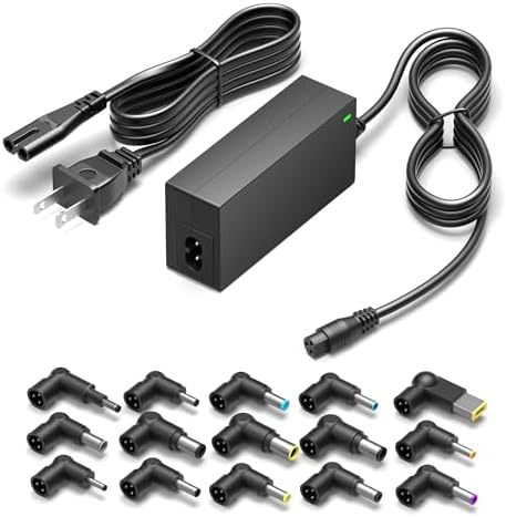 Powseed 65 W Universal Laptop Charger – Premium Power Adapter for Dell, HP, Asus, Acer, Lenovo & More – Advanced Safety Features & Energy Efficient Design – Compatible with 16 Notebook Models – Fast Charging & Reliable Performance for Your Ultrabook, Chromebook, and More