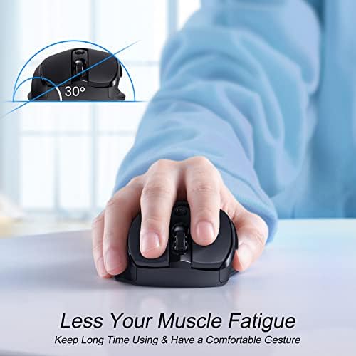 Elevate Your Workflow with the D-09 Wireless Mouse – Ergonomic USB Cordless Design, 5-Level 2400 DPI Precision, 16-Month Battery Life, Perfect for PC, Mac, and Chromebook Users – Convenient 2-Pack for Enhanced Productivity and Ultimate Comfort