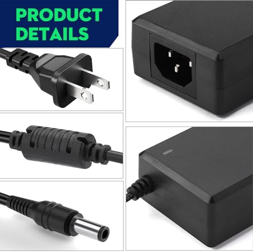 High-Performance 24 V 3 A Power Supply Adapter – Universal AC to DC Converter for LED Lighting & CCTV Systems, Dual Plug Compatibility (5.5 x 2.5 mm & 5.5 x 2.1 mm) – Reliable Switching Transformer with Safety Features for Optimal Device Functionality and Longevity