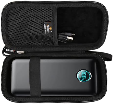 Aproca Premium Hard Shell Travel Case for Power Banks – Ultimate Protection for Pxwaxpy 30,800 m Ah, Ekrist 25,800 m Ah, FOCHEW 30,800 m Ah & mophie 20,000 m Ah Models – Lightweight, Durable & Eco-Friendly Design for Safe Travel and Organization