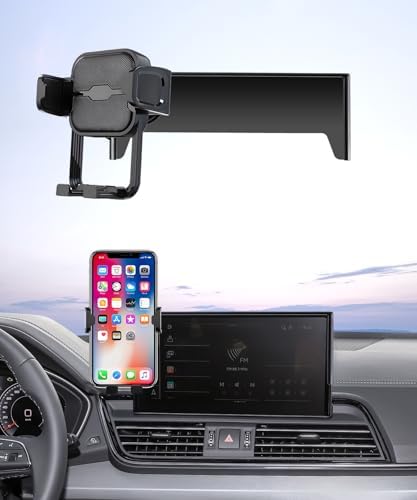 Car Phone Holder for 2021-2025 Audi Q5/2020-2025 A5/S5/RS5/20-25 A4/S4, 360° Rotation, 10.1 inch Screen Fixed Clip, Auto Accessories Navigation Bracket – Enhanced Compatibility and Speed