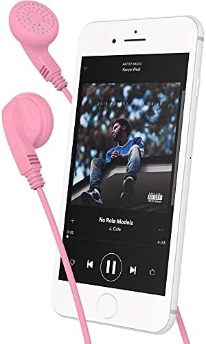 Maeline 100-Pack Premium Bulk Earphones – Versatile 3.5 mm Black Earbuds for Universal Compatibility and Enhanced Audio Experience – Perfect for Events, Businesses, and Personal Use – Tangle-Free Design with Comfortable Silicone Tips