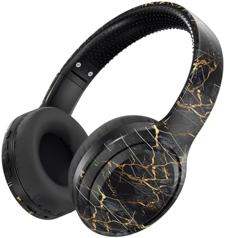 Advanced Bluetooth 5.3 Over-Ear Kids Headphones – Foldable Wireless Design with HD Sound, Built-In Microphone, and Safe Volume Control for Music, Gaming, and Movies – Universal Compatibility with Smartphones & Tablets (Black)