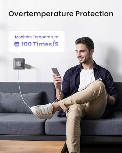 Ultra-Fast 30 W Ga N III USB-C Wall Charger Pack – Advanced PD3.0 & PPS Technology for i Phone 16/15, Galaxy, i Pad – Foldable & Portable Power Block Compatible with Mag Safe – Perfect for Home, Office, and Travel Use