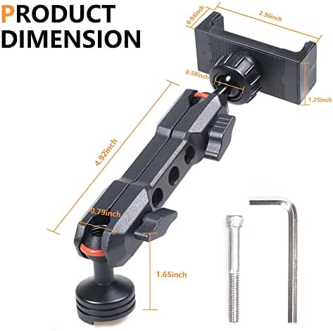 Revolutionize Your Ford Bronco Experience with the 360° Adjustable Dash Phone Mount Holder – Precision-Engineered Aluminum Smartphone Bracket for 2021-2025 Models, Perfect for 2-Door and 4-Door Interiors, Effortless Installation, Stylish Black Design for Maximum Durability and Functionality