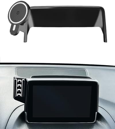 Mazda CX-30 2019-2025 Premium Air Vent Phone Mount with 15 W Fast Wireless Charger – 360° Rotatable Magnetic Holder for Ultimate Hands-Free Navigation and Seamless Charging – Durable Auto Accessory for Enhanced Driving Comfort and Safety