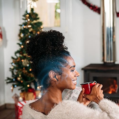 Cambridge Soundworks Oont Z True Wireless Earbuds with Active Noise Cancelling – Bluetooth 5.0 for Superior Sound Quality, Sweatproof Design, and Compact Charging Case – Immersive Audio Experience with Built-in Microphone (White)