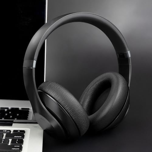 Elevate Your Audio Experience with SOULWIT Deep Brown Replacement Earpads for Beats Studio Pro Wireless Headphones – Luxurious Protein Leather Cushions with Advanced Noise Isolation Foam for Unmatched Comfort and Enhanced Sound Quality