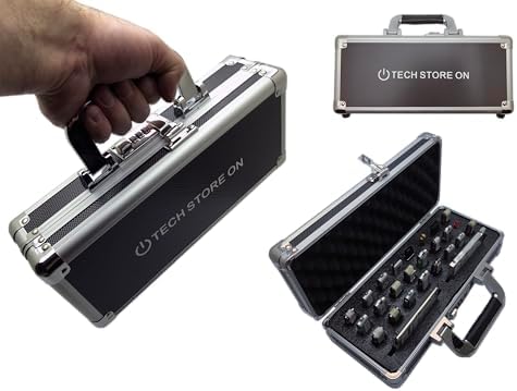 Ultimate Aluminum USB Thumb Drive Organizer Case – Shockproof & Antistatic Storage Solution for 48 Drives with Swivel Handle – Perfect for Portable Data Management and Travel Efficiency