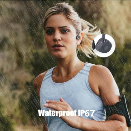 Ultra-Lightweight Bone Conduction Bluetooth Headphones – Waterproof Open-Ear Design for Enhanced Awareness and Comfort – Ideal for Sports, Workouts, and Hands-Free Calls with Crystal Clear Audio – Multi-Device Connectivity and Durable Performance for Active Lifestyles