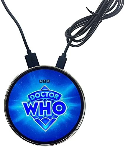 Power Your Devices with Doctor Who Weeping Angel Wireless Charger – Illuminating Portable Power Bank with Backup Battery, Qi Compatibility, and Unique Sci-Fi Design – Ideal for Whovians and Tech Lovers – Versatile Charging for All Your Gadgets